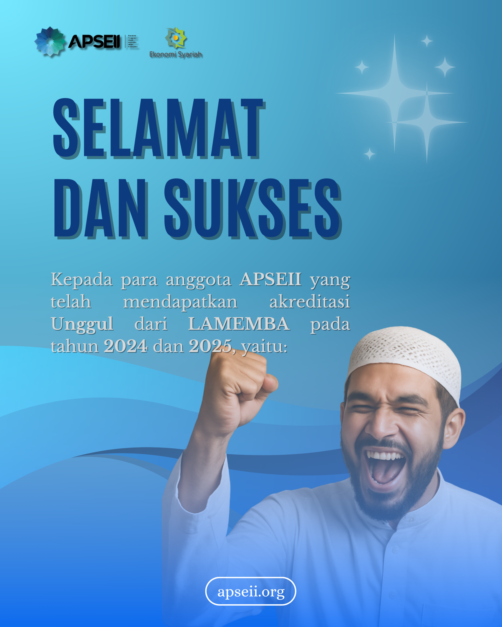 🌟 Bangga! Selamat kepada Anggota Peraih Akreditasi Unggul LAMEMBA Pada Tahun 2024 & 2025