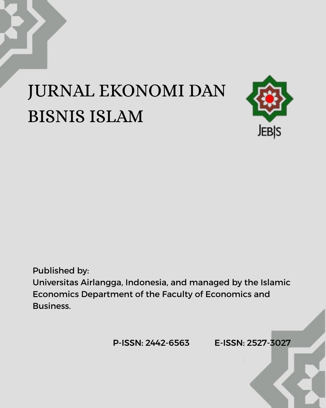 Jurnal Ekonomi dan Bisnis Islam (JEBIS)