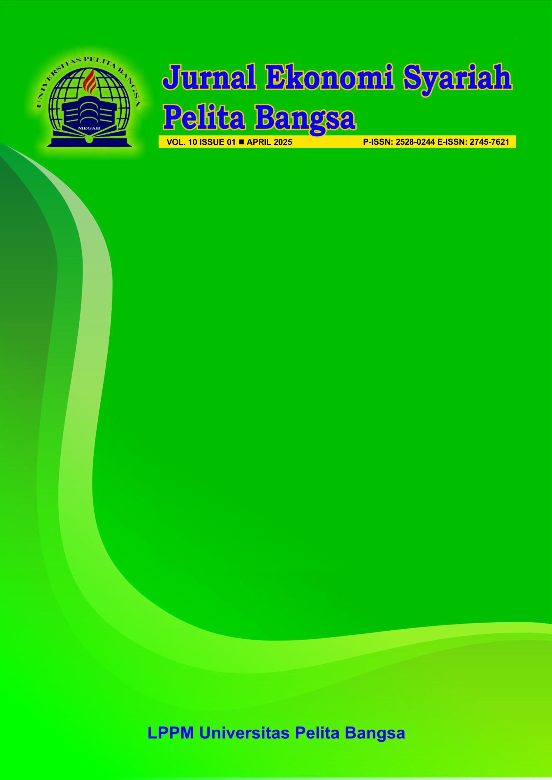 Jurnal Ekonomi Syariah Pelita Bangsa (JESPB)