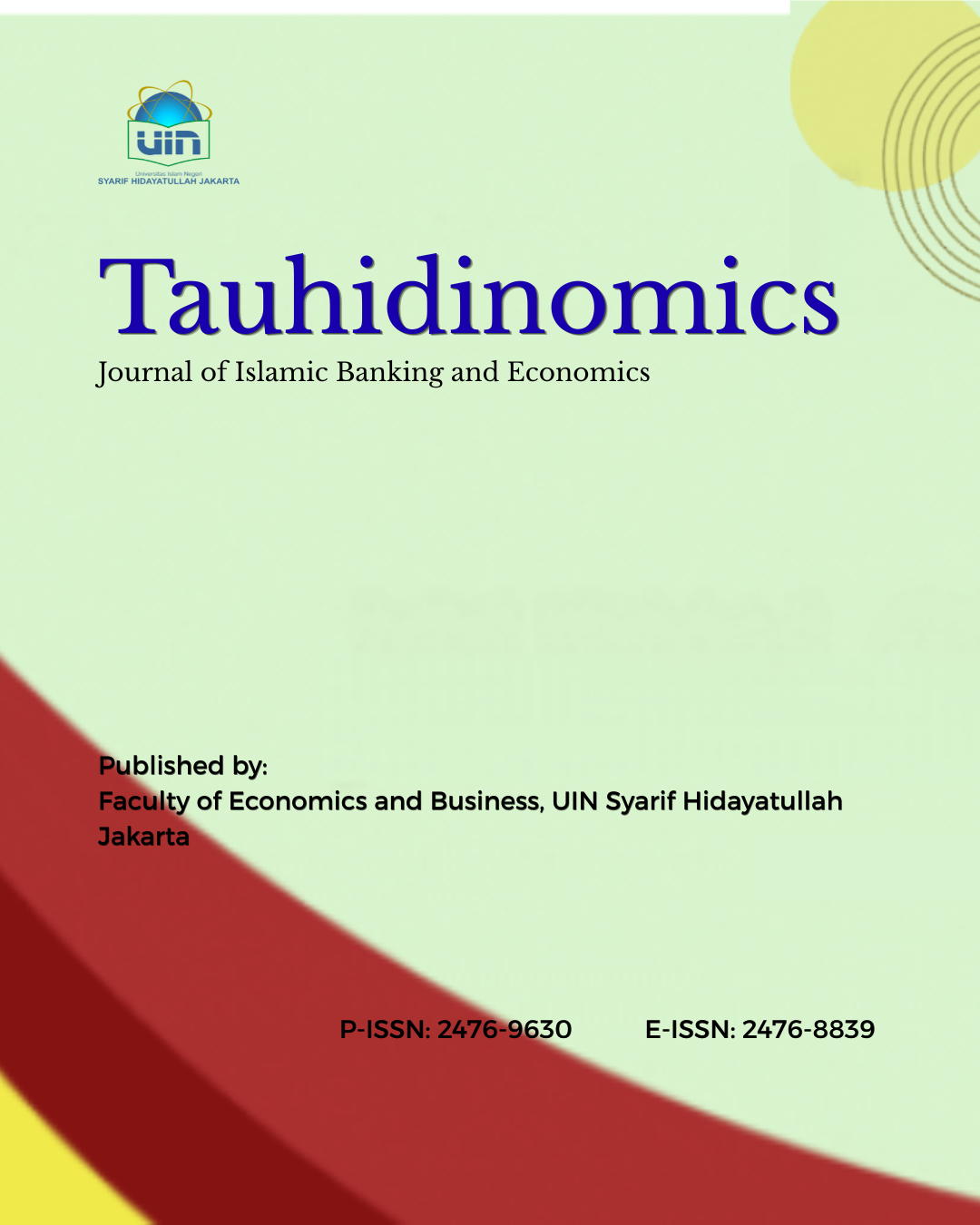 Tauhidinomics: Journal of Islamic Banking and Economics